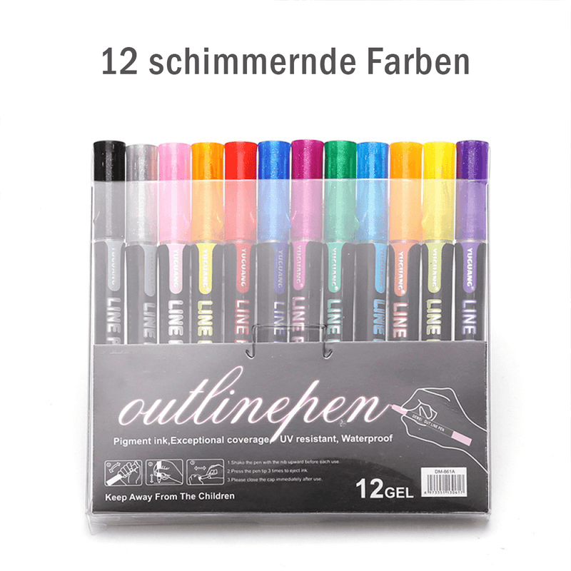 Swariis SchimmerStifte - Der schimmernde Stift für Deine DIY Ideen