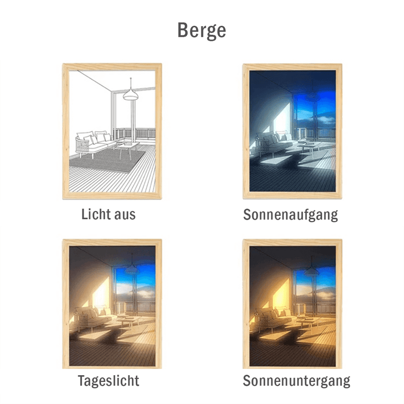 Swariis LumiWall -  Einzigartiges Lichtbild für eine beruhigende Atmosphäre