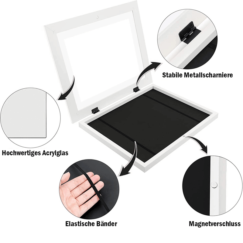 Swariis Picasso - Hochwertiger Aufbewahrungsrahmen für die Kunstwerke Deiner Kinder