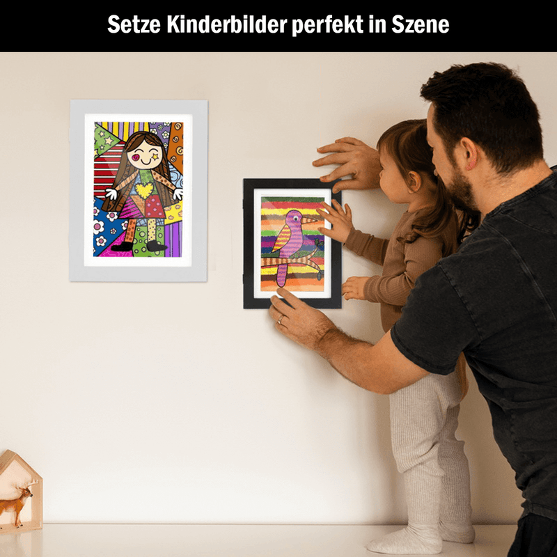 Swariis Picasso - Hochwertiger Aufbewahrungsrahmen für die Kunstwerke Deiner Kinder