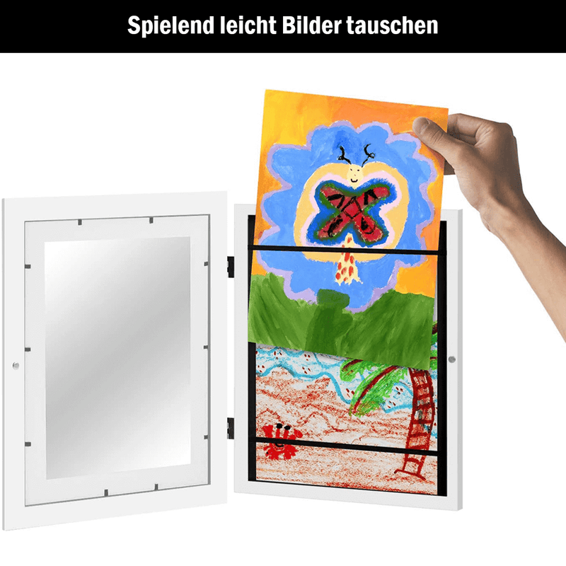 Swariis Picasso - Hochwertiger Aufbewahrungsrahmen für die Kunstwerke Deiner Kinder