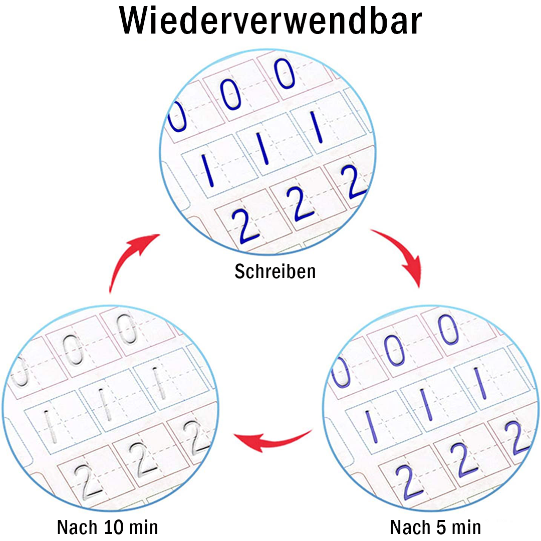 Swariis Schreiblernheft - Spielend leicht Zeichnen, Schreiben und Rechnen lernen