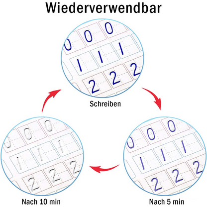 Swariis Schreiblernheft - Spielend leicht Zeichnen, Schreiben und Rechnen lernen